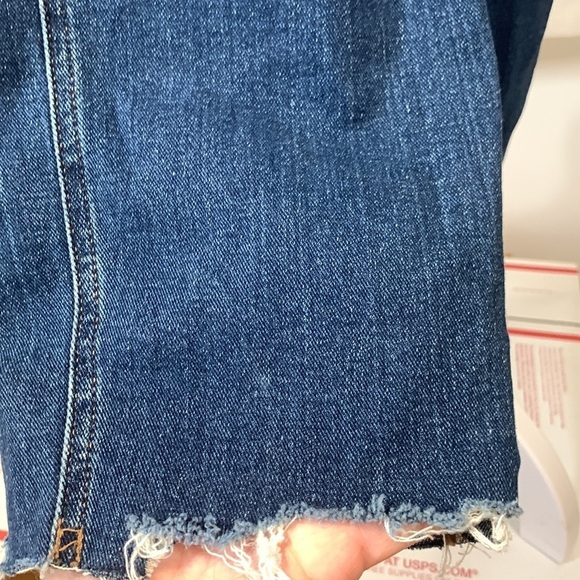 Express Ripped Straight Jean Overalls- NWT - Picture 13 of 16